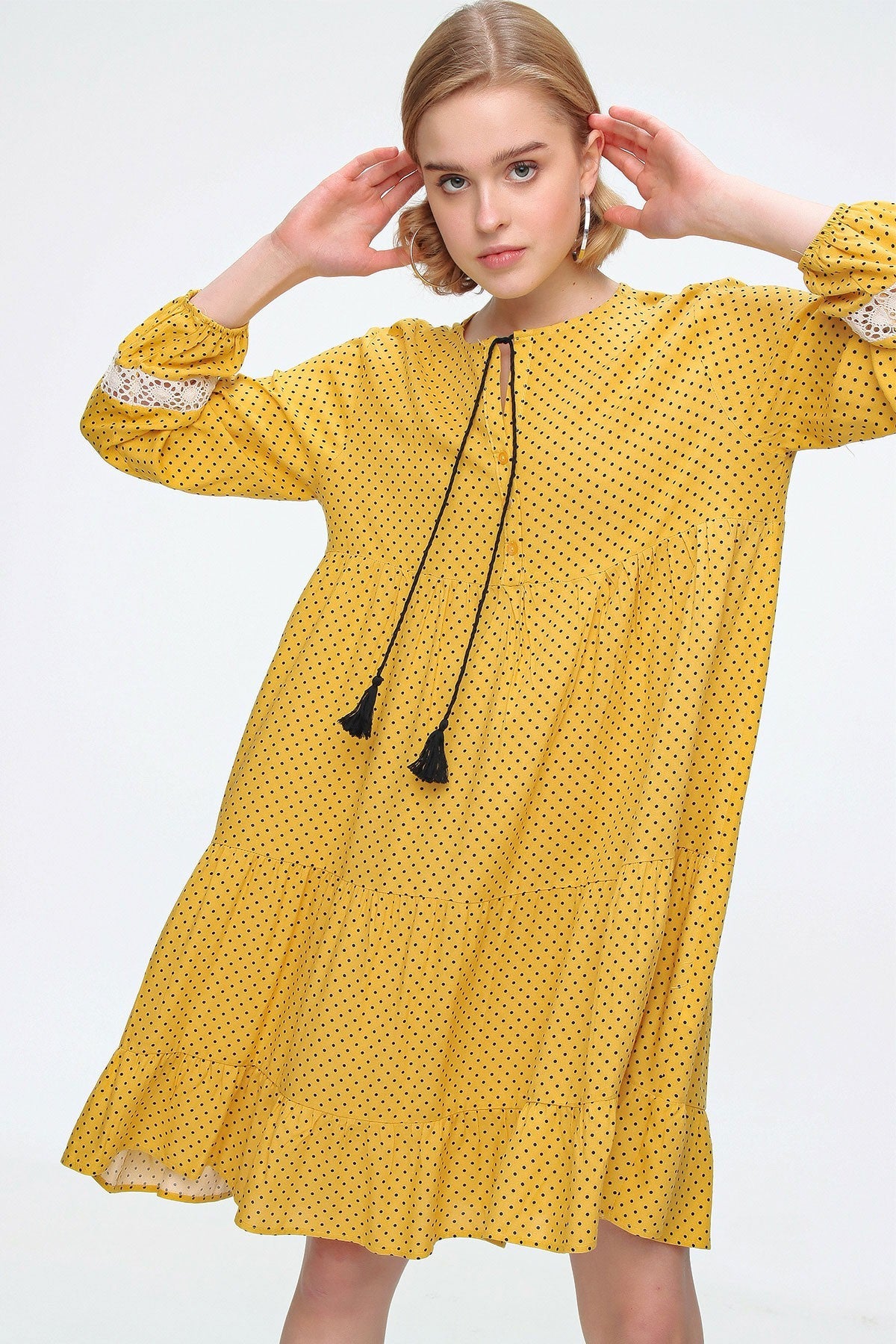 Robe Mi-longue Volanté