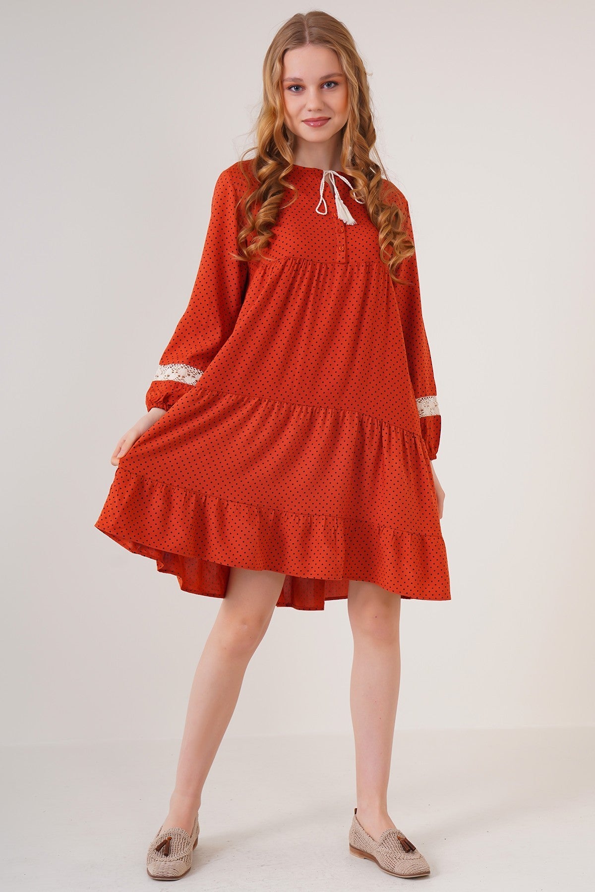 Robe Mi-longue Volanté