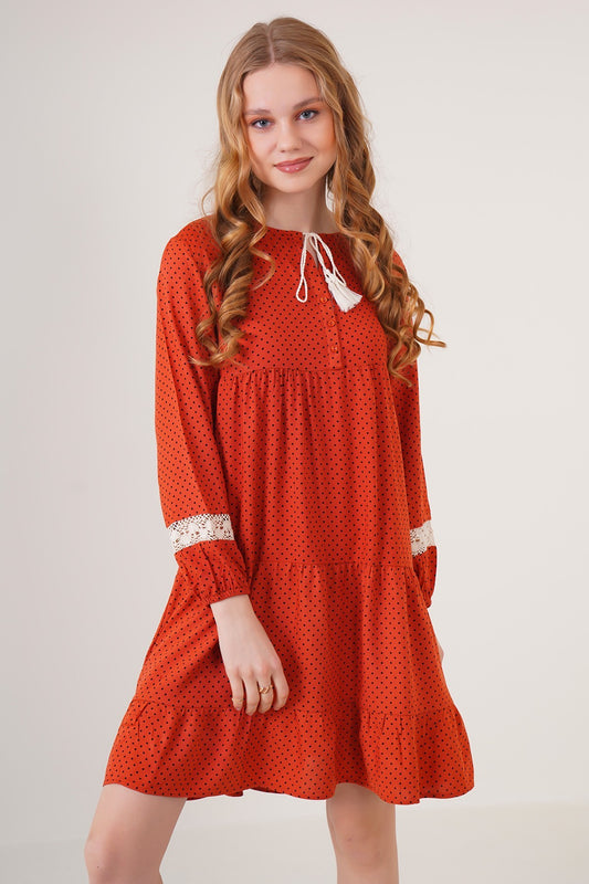 Robe Mi-longue Volanté