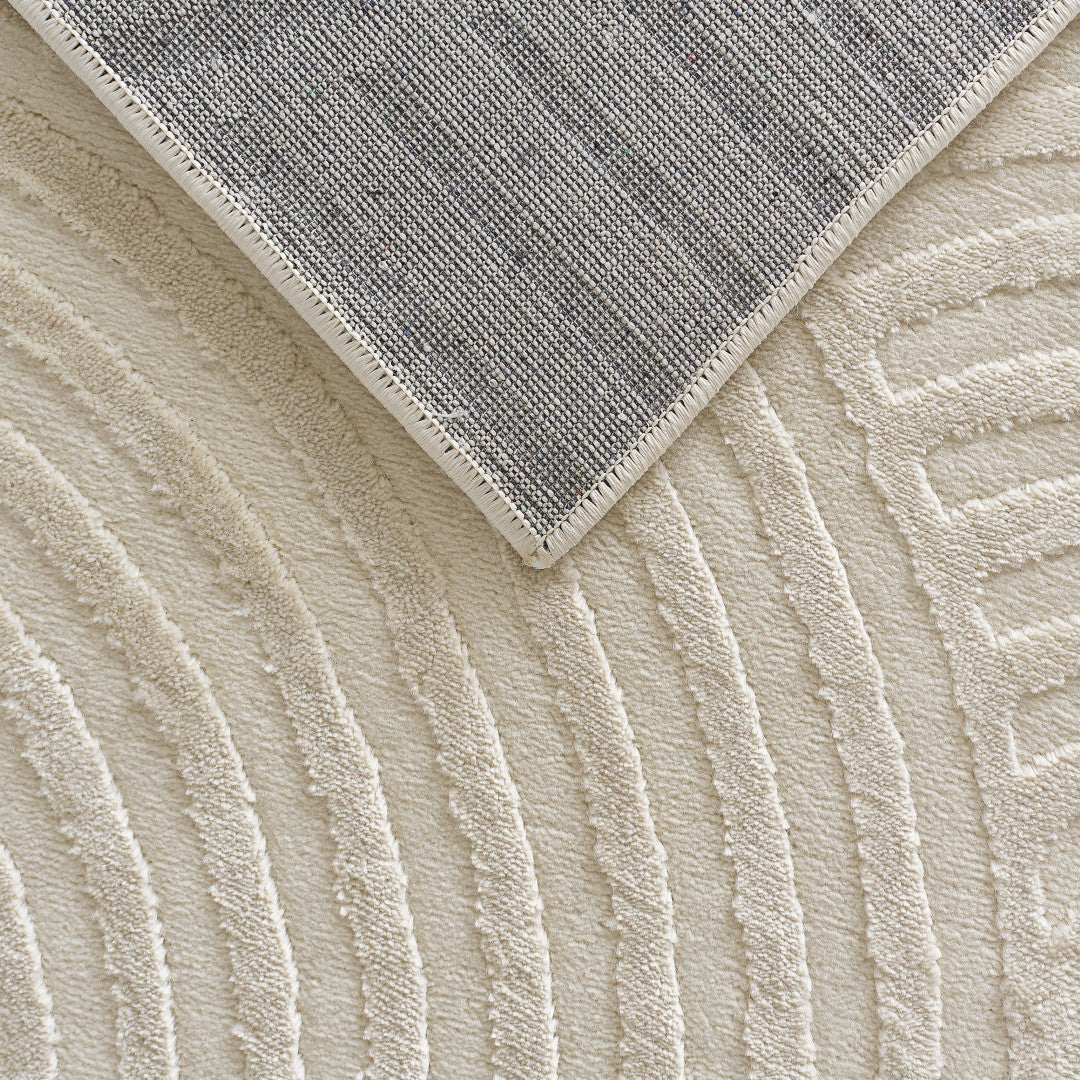 Tapis de salon RIO 15 - Ecru