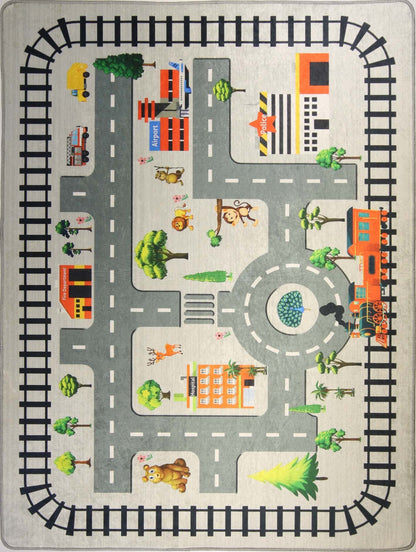 Tapis Enfant CIRCUIT ZOO