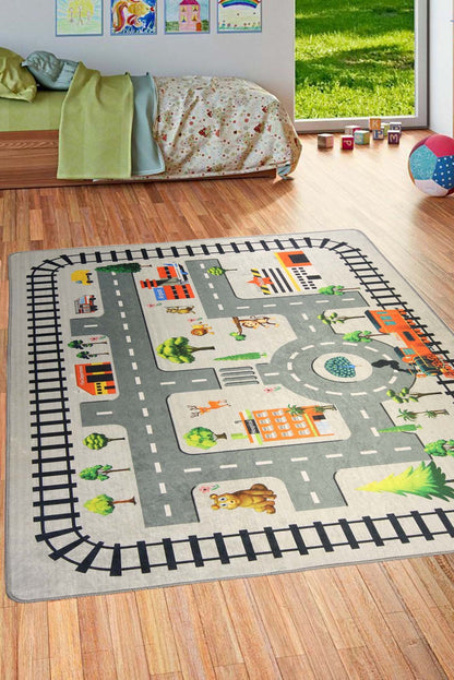 Tapis Enfant CIRCUIT ZOO