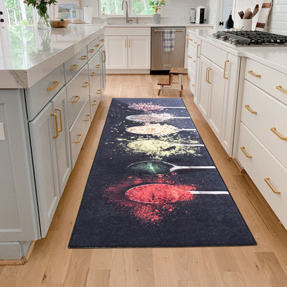 Tapis de Cuisine Antidérapant Design Épices