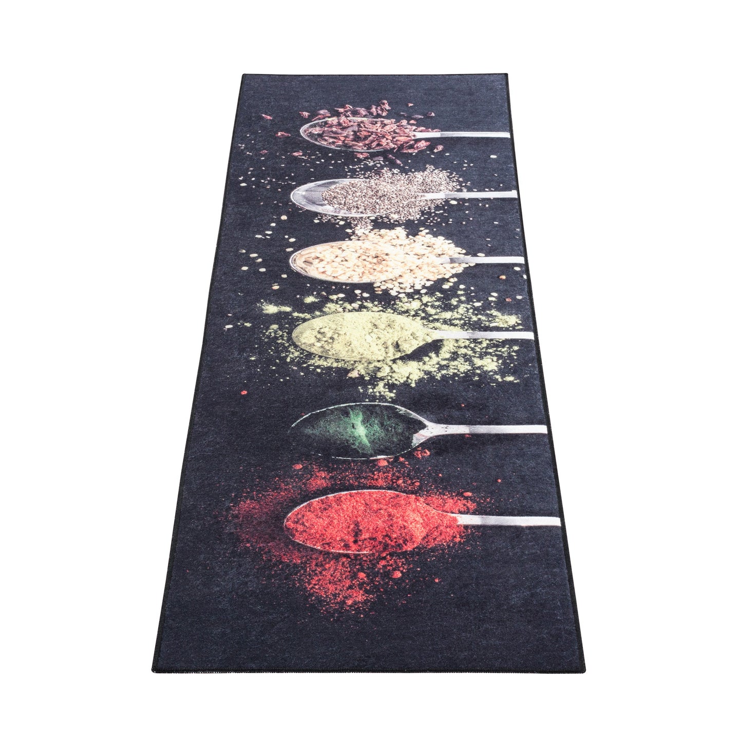 Tapis de Cuisine Antidérapant Design Épices