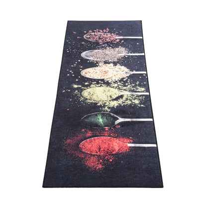 Tapis de Cuisine Antidérapant Design Épices