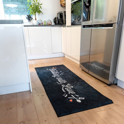 Tapis de Cuisine "Cooking with Love"