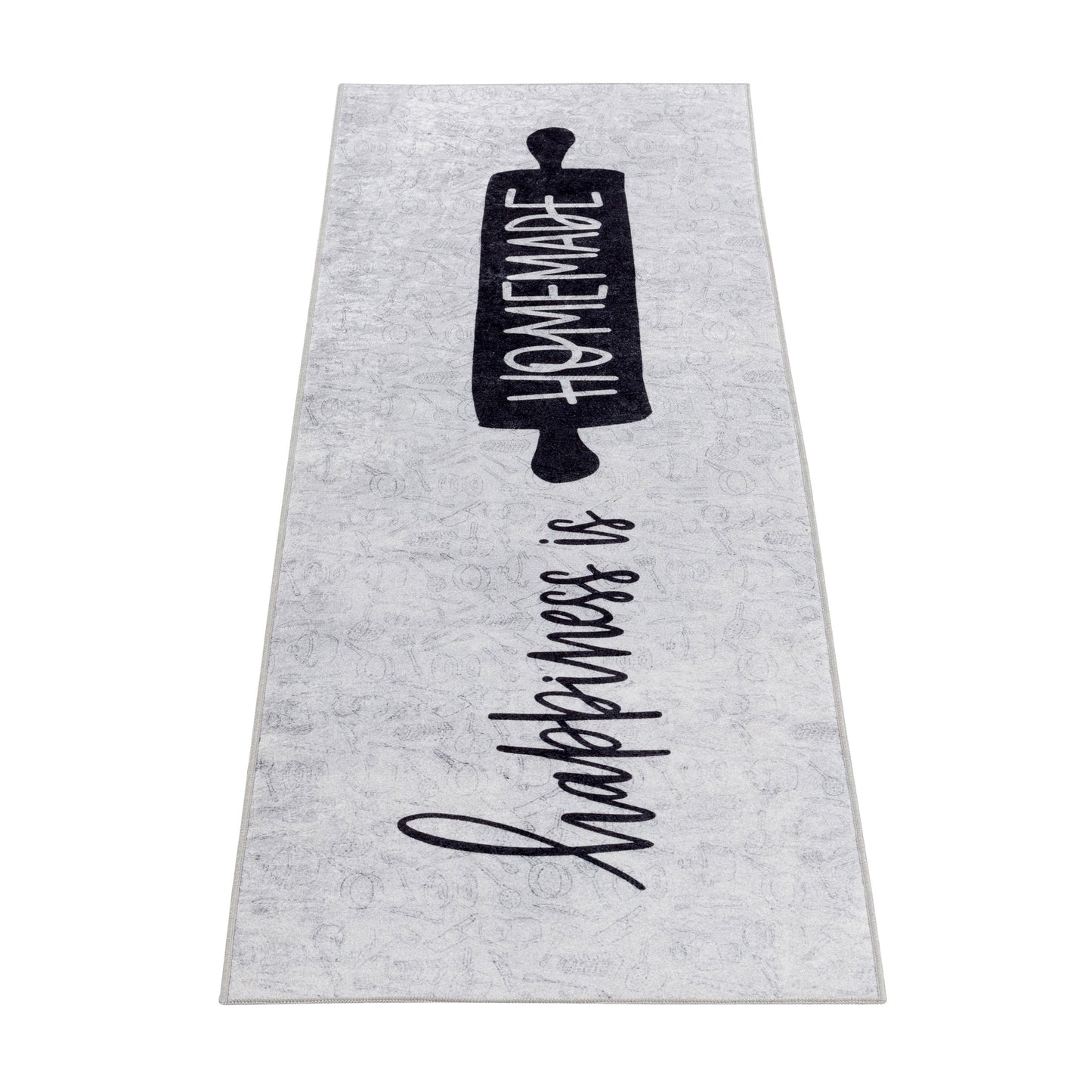 Tapis de Cuisine "Happiness is Homemade"