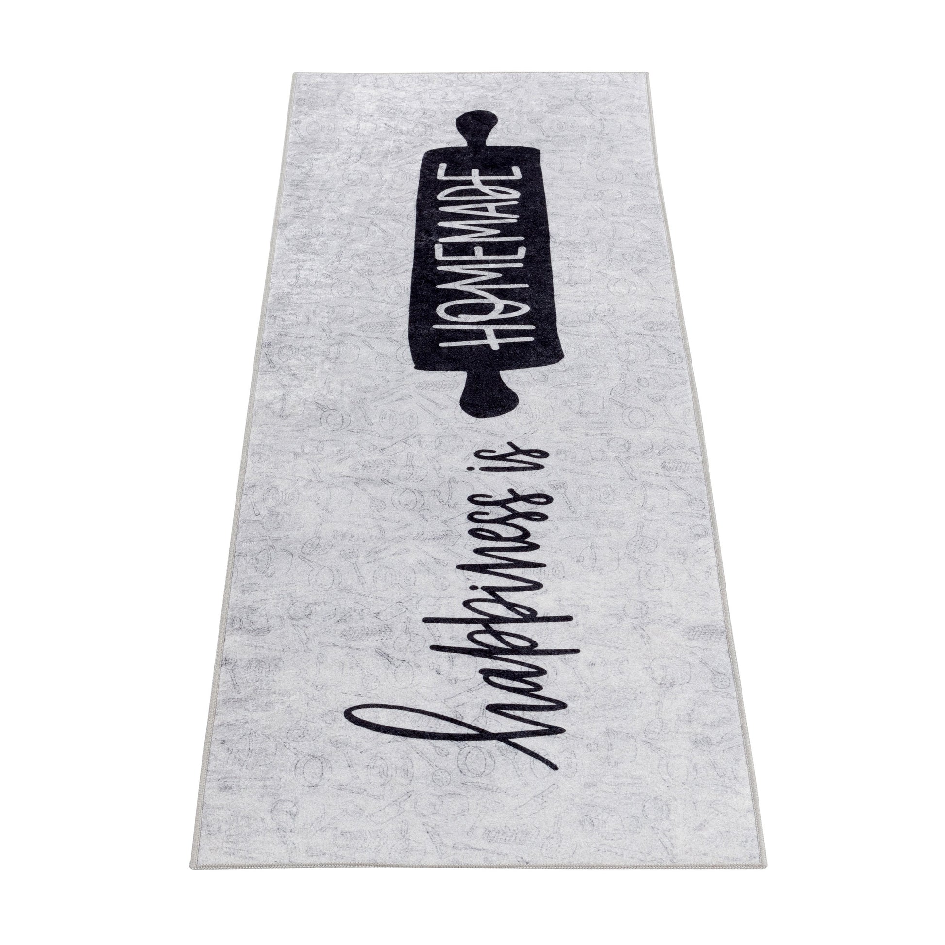 Tapis de Cuisine "Happiness is Homemade"