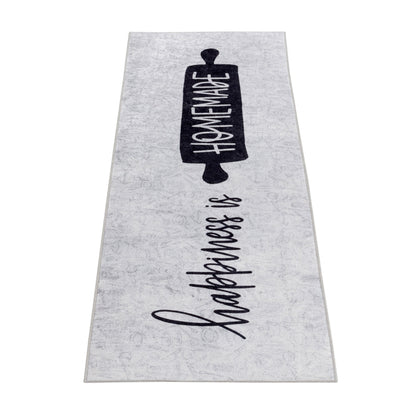 Tapis de Cuisine "Happiness is Homemade"