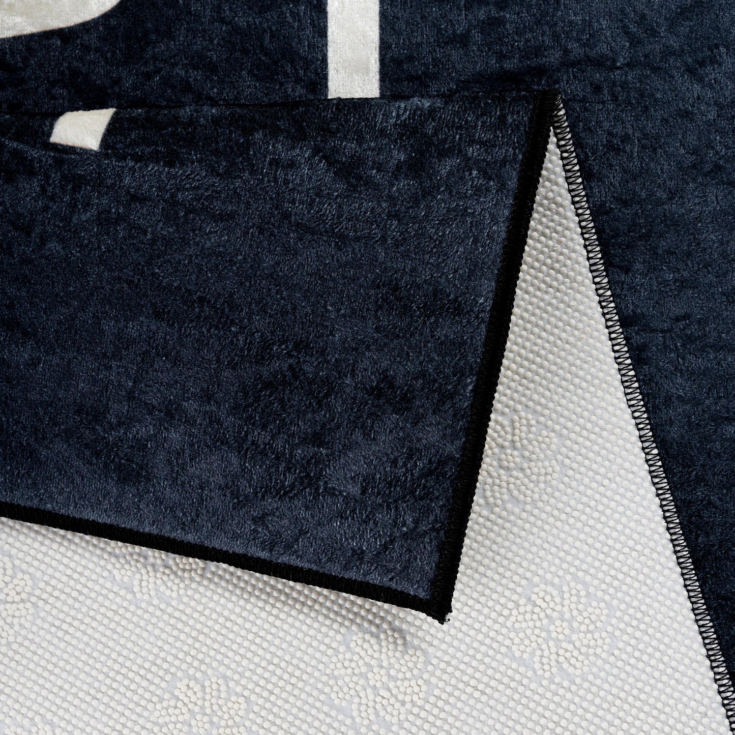 Tapis de Cuisine "KITCHEN" Noir