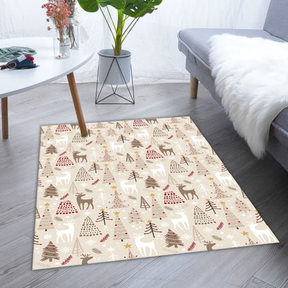 Tapis de Noel Beige