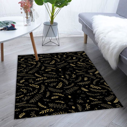 Tapis de Noel Noir Gold