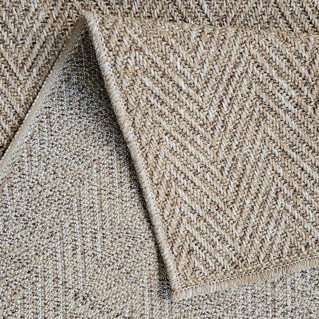 Tapis Naturel Effet Tressé
