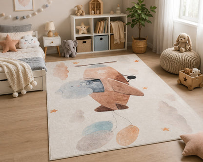 Tapis Enfant Avion Rêveur