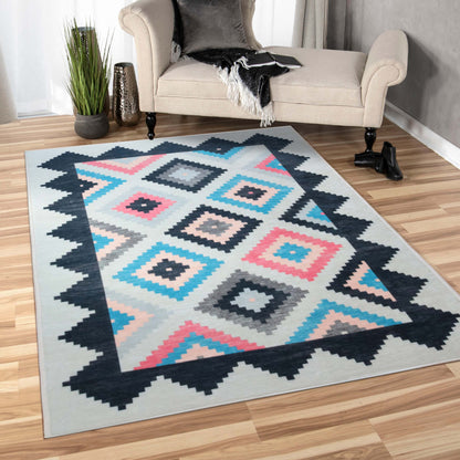 Tapis de salon BERBERE Losange