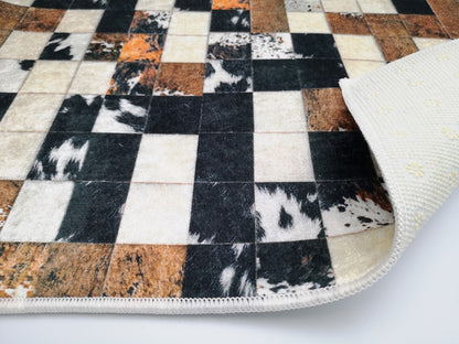 Tapis d'intérieur Patchwork Cube