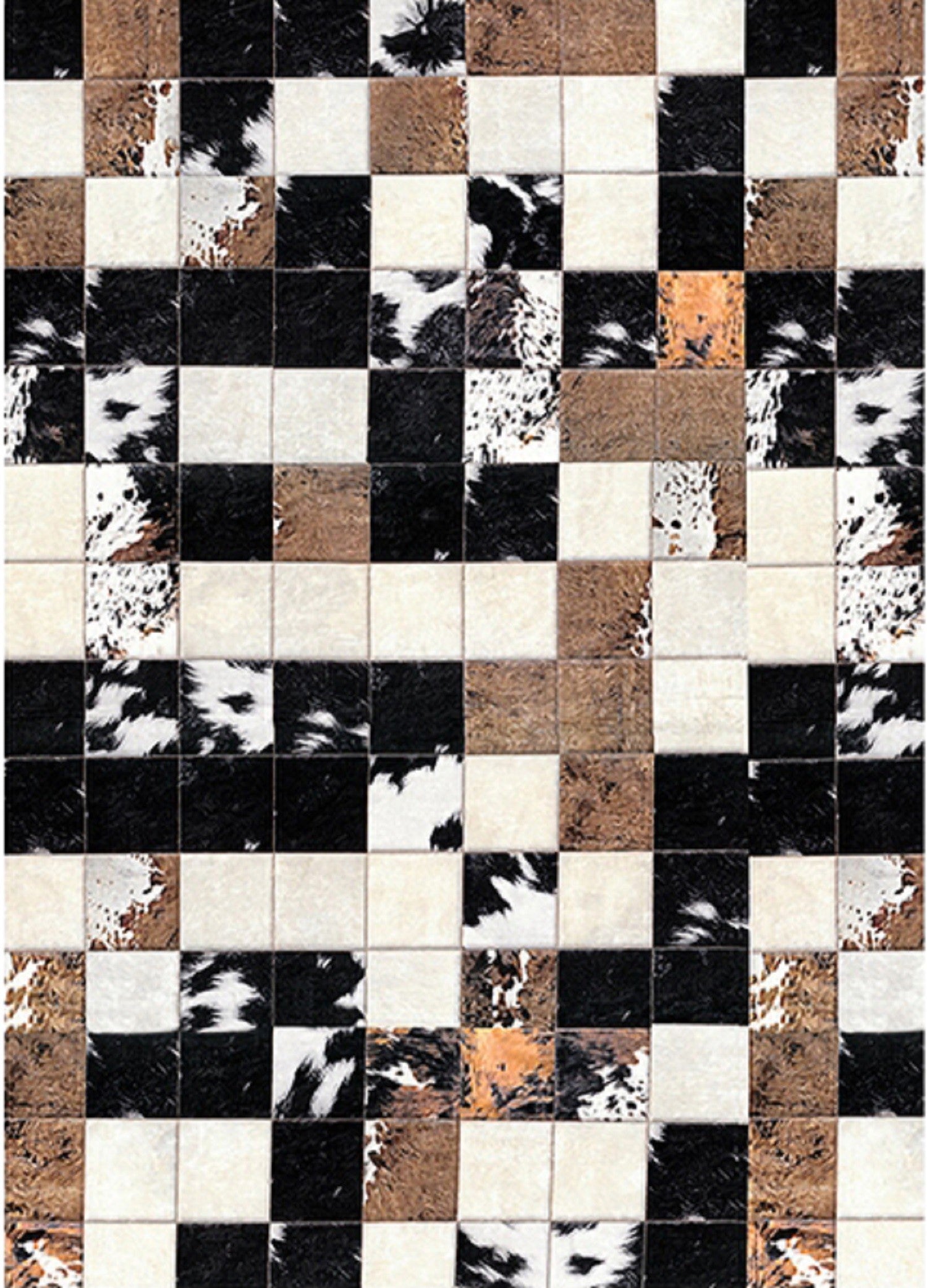 Tapis d'intérieur Patchwork Cube