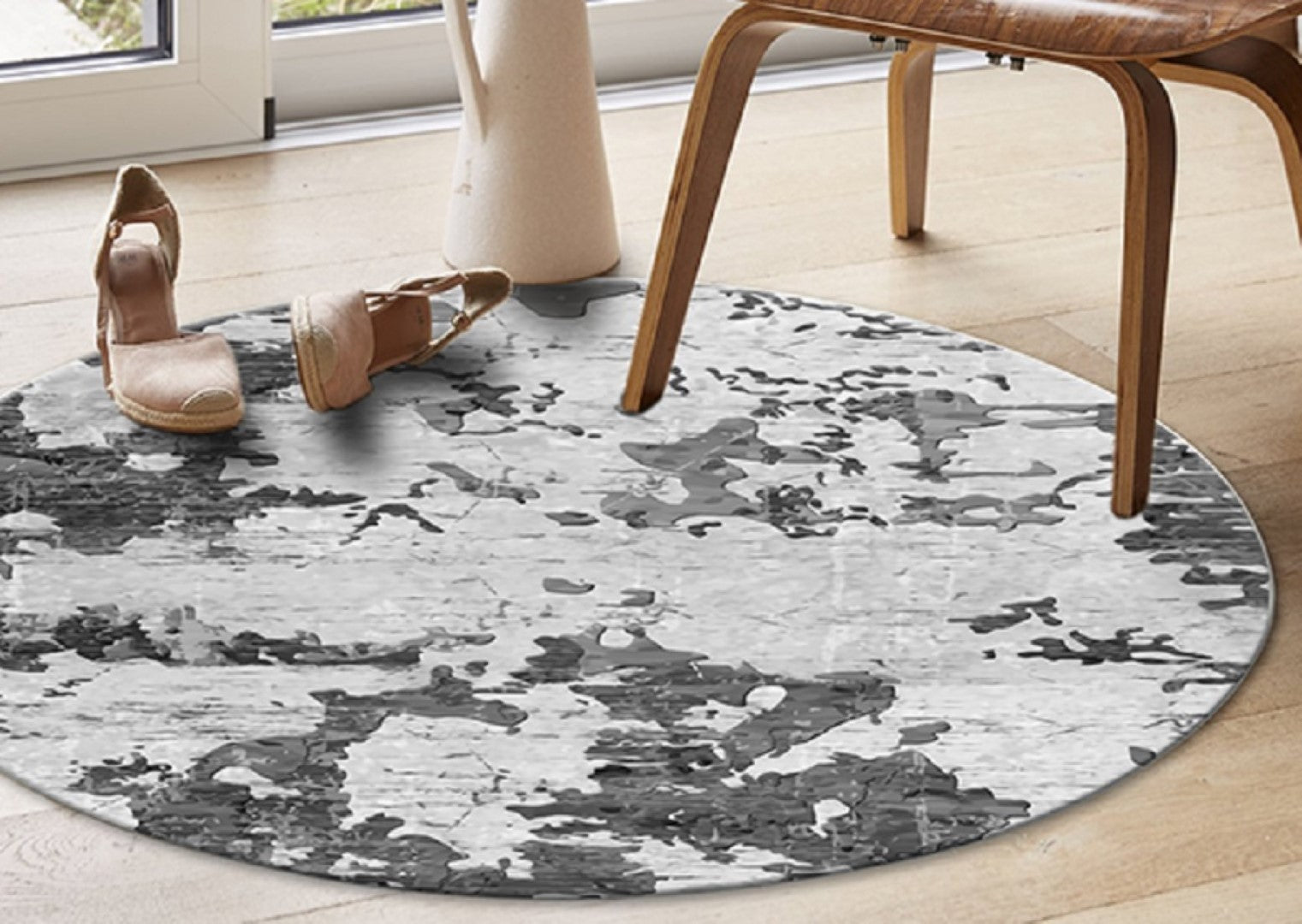 Tapis d'intérieur Moderne Rond