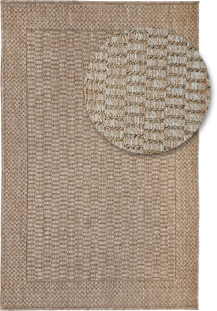 Tapis tissé Naturel